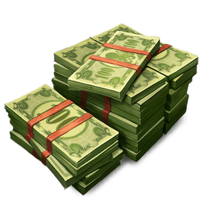 1000 coins to money