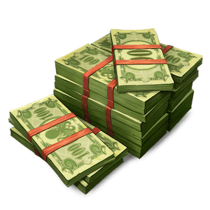 550 coins to money